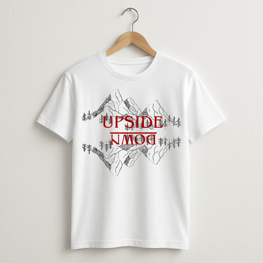 UPSIDE DOWN, Crew T-Shirt
