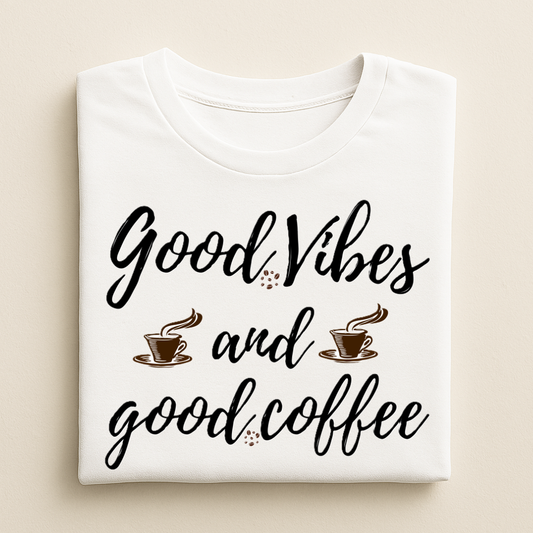 good vibes and good coffee T-Shirt