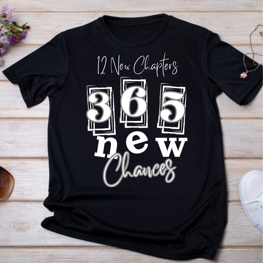 Unisex Classic Crew T-Shirt "12 New Chapters, 365 New Chances" 2026 New Years