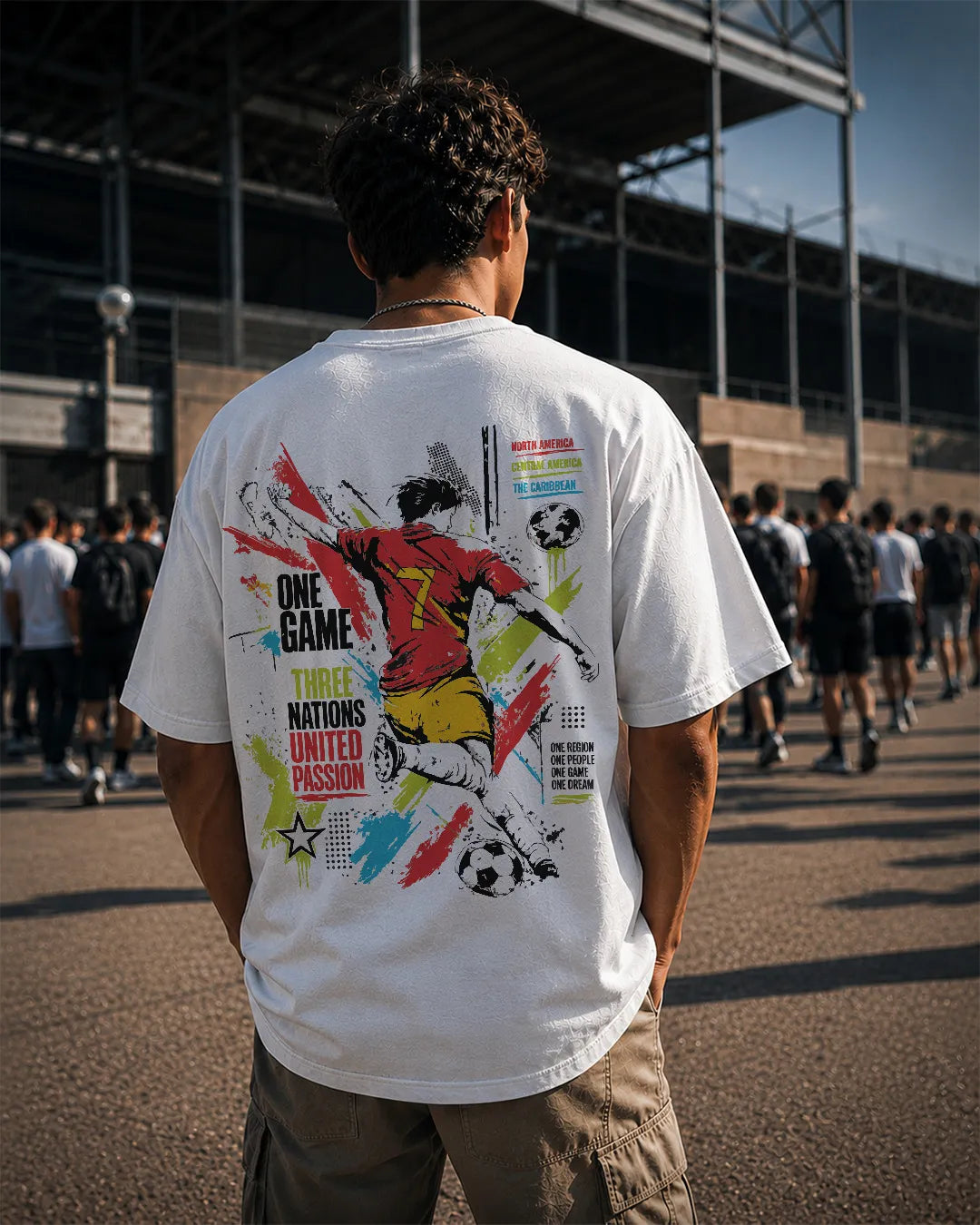 United Passion Oversized Football Tee