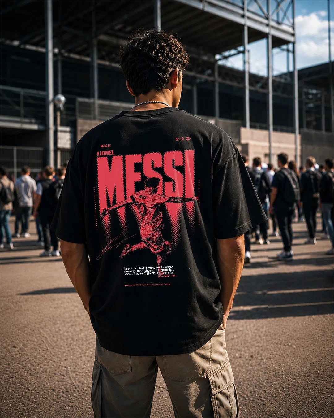 Signature Strike Oversized Tee