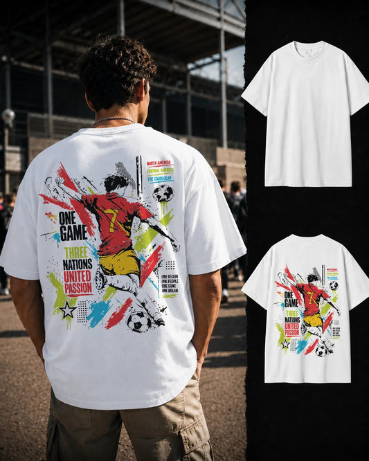 United Passion Oversized Football Tee